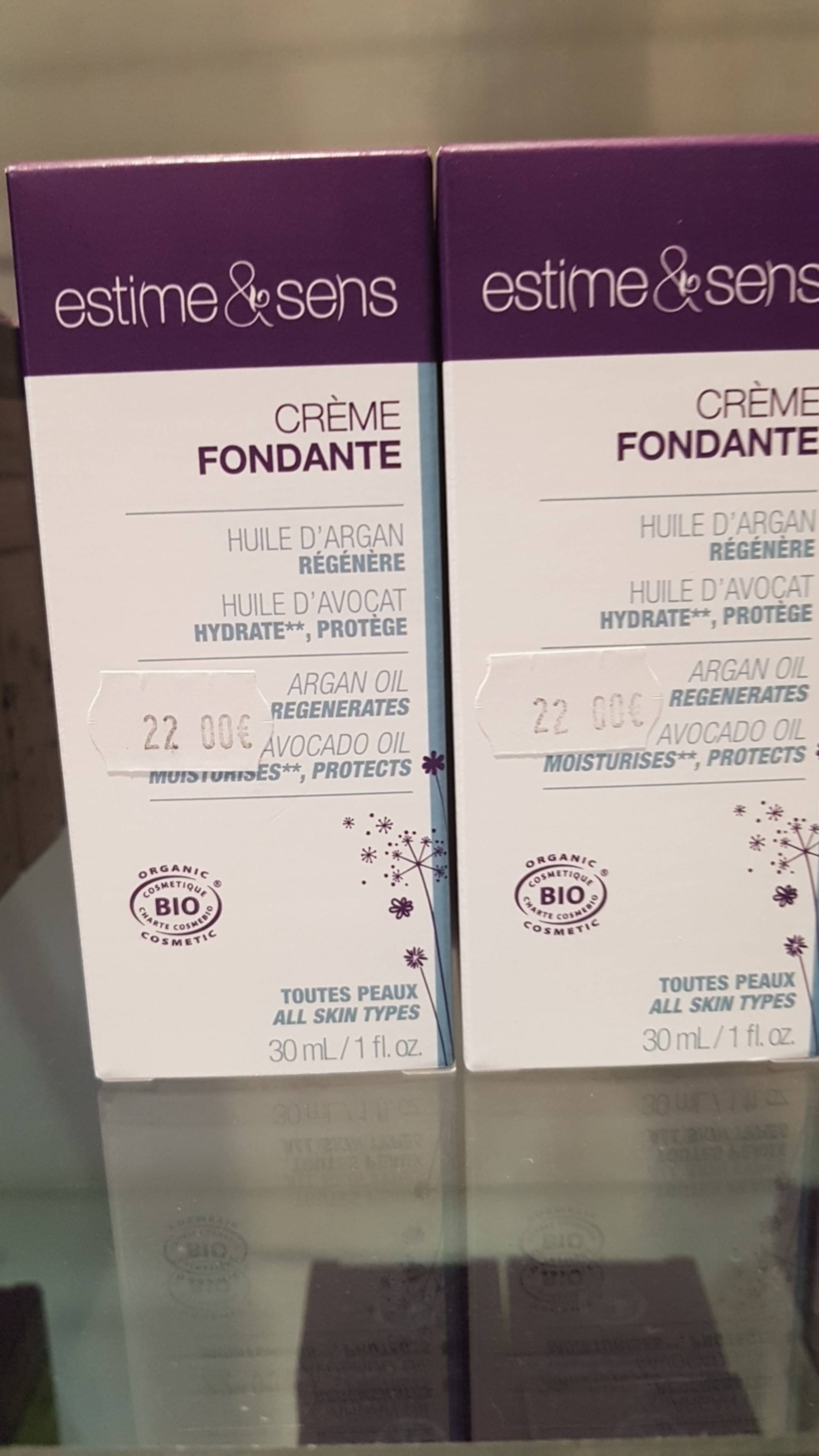 ESTIME & SENS - Crème fondante bio