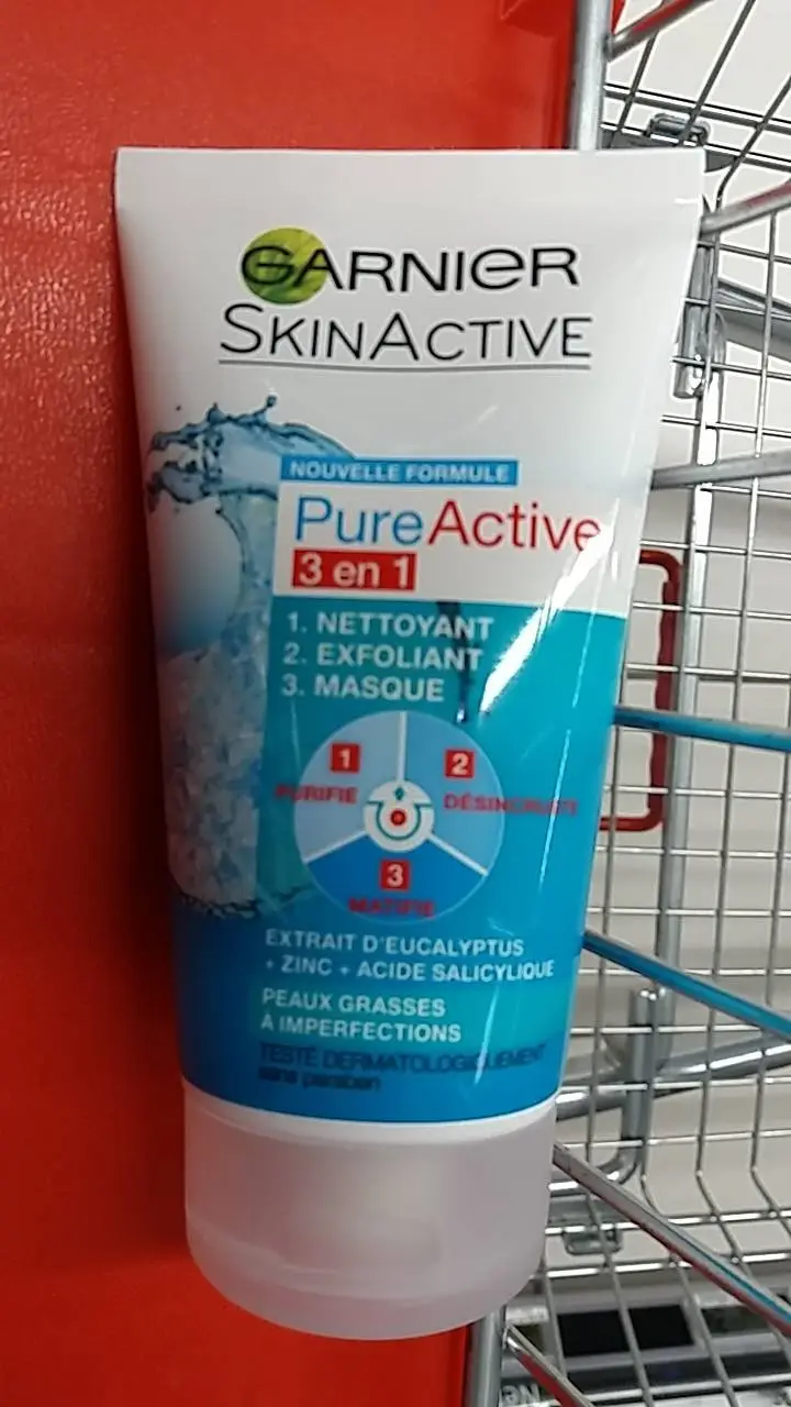 GARNIER - Skin Active gommage pure active 3 en 1