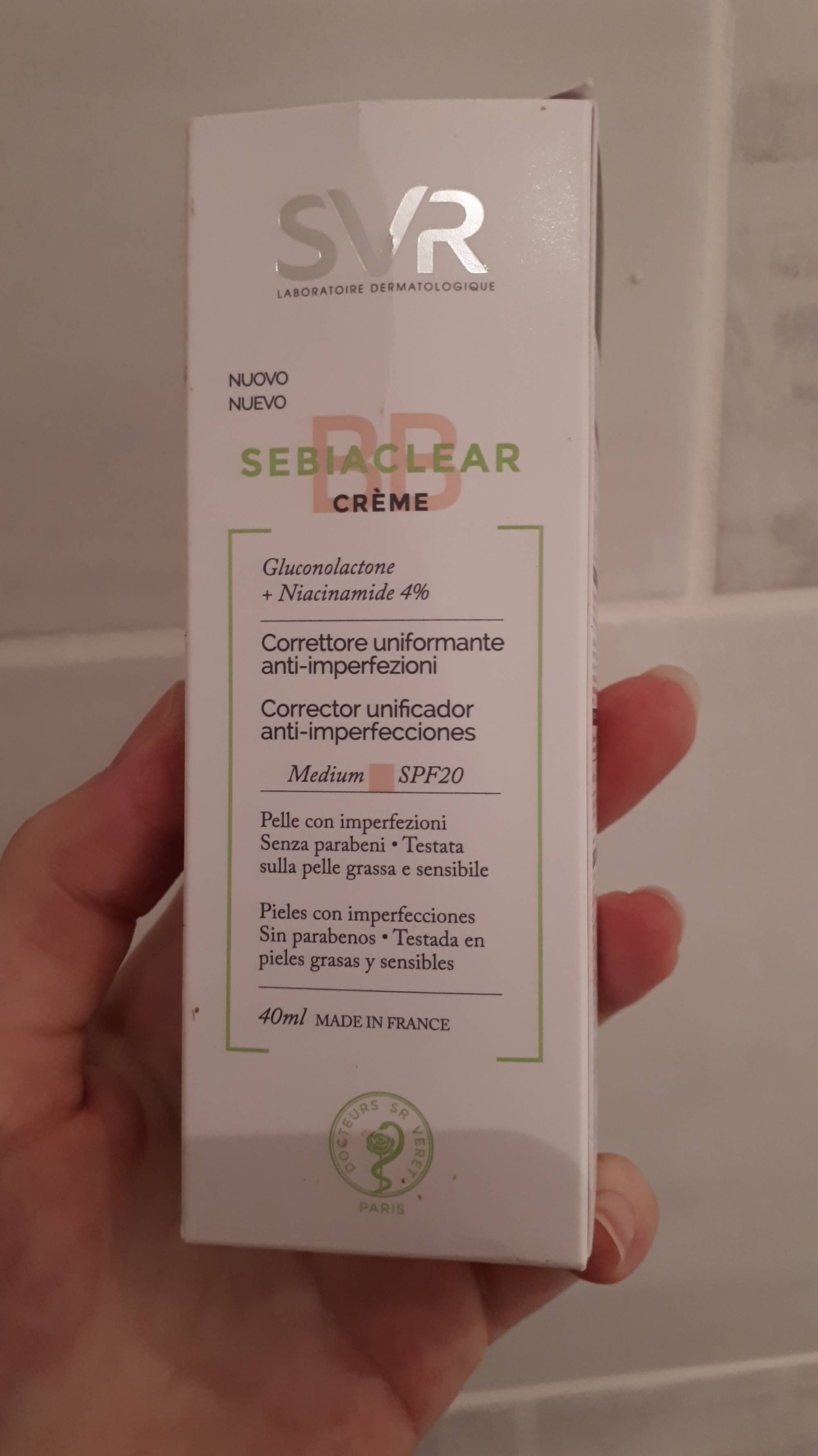 SVR - Sebiaclear - BB crème