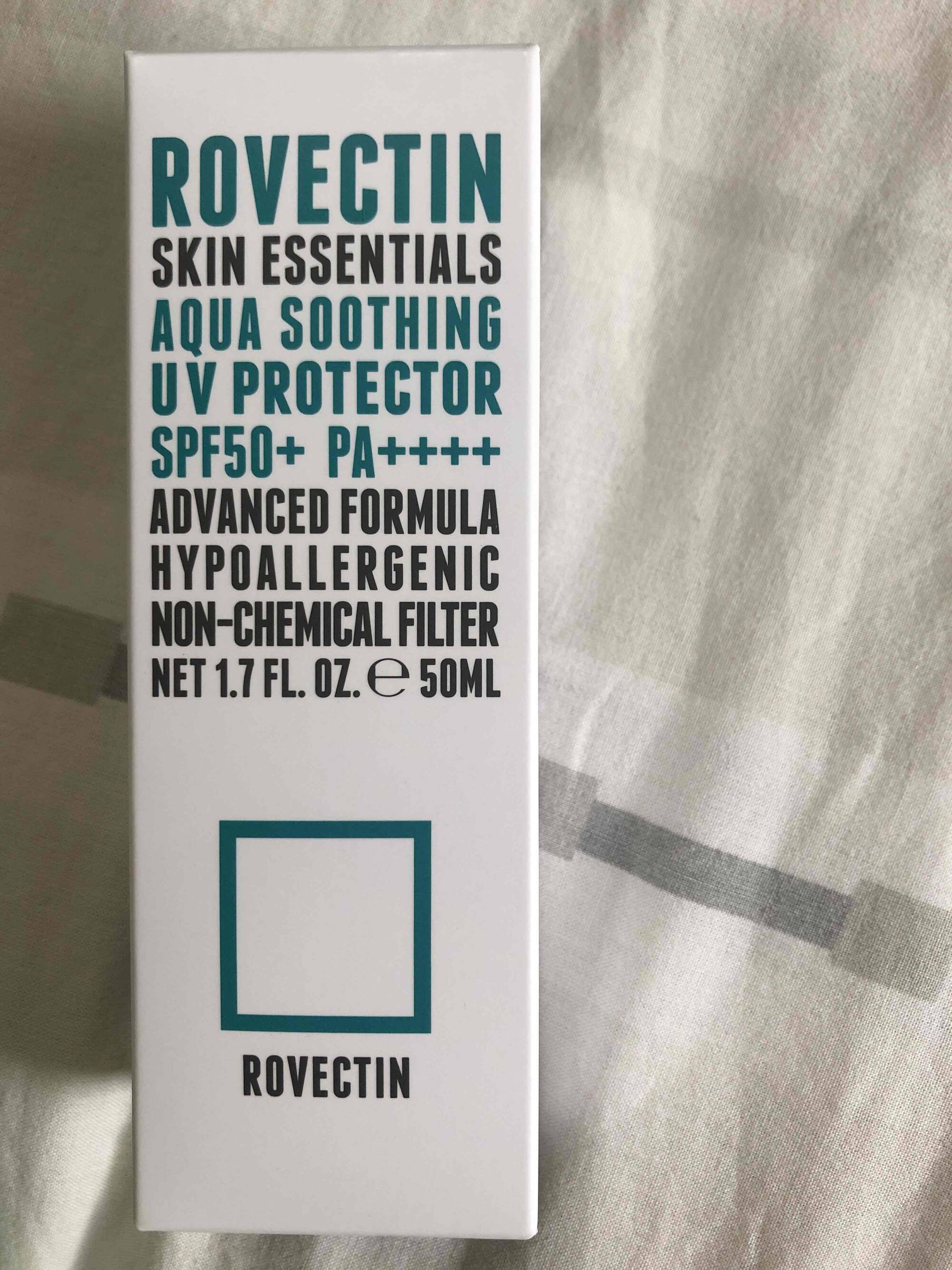 ROVECTIN - Skin essentials aqua soothing UV protector SPF 50+