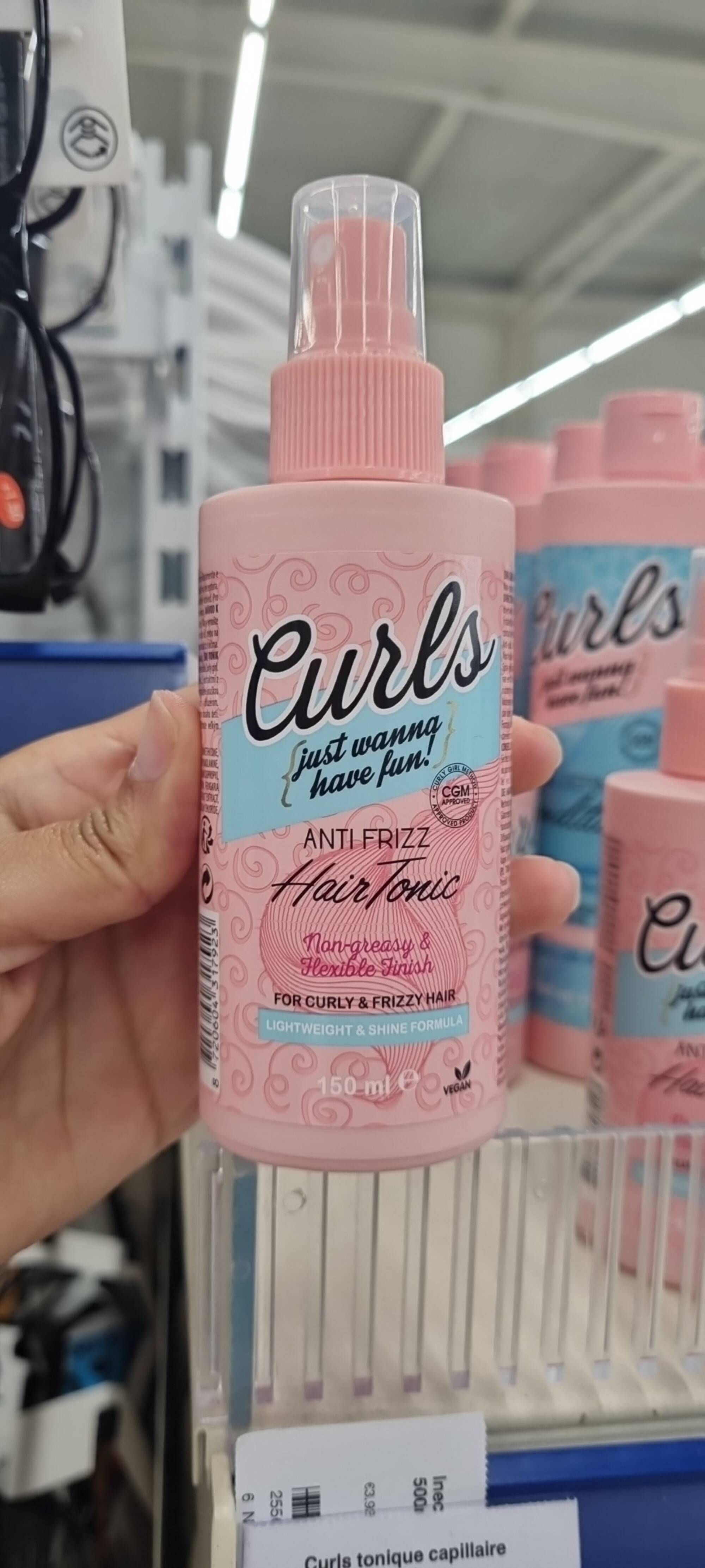 CURLS - Anti frizz hair tonic