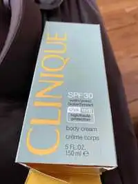 CLINIQUE - Crème corps SPF 30
