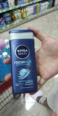 NIVEA MEN - Freshkick - Refreshing + menthol shower gel 3 in 1