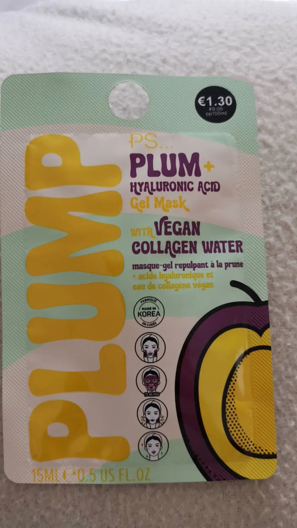 PRIMARK - Plump - Masque gel repulpant