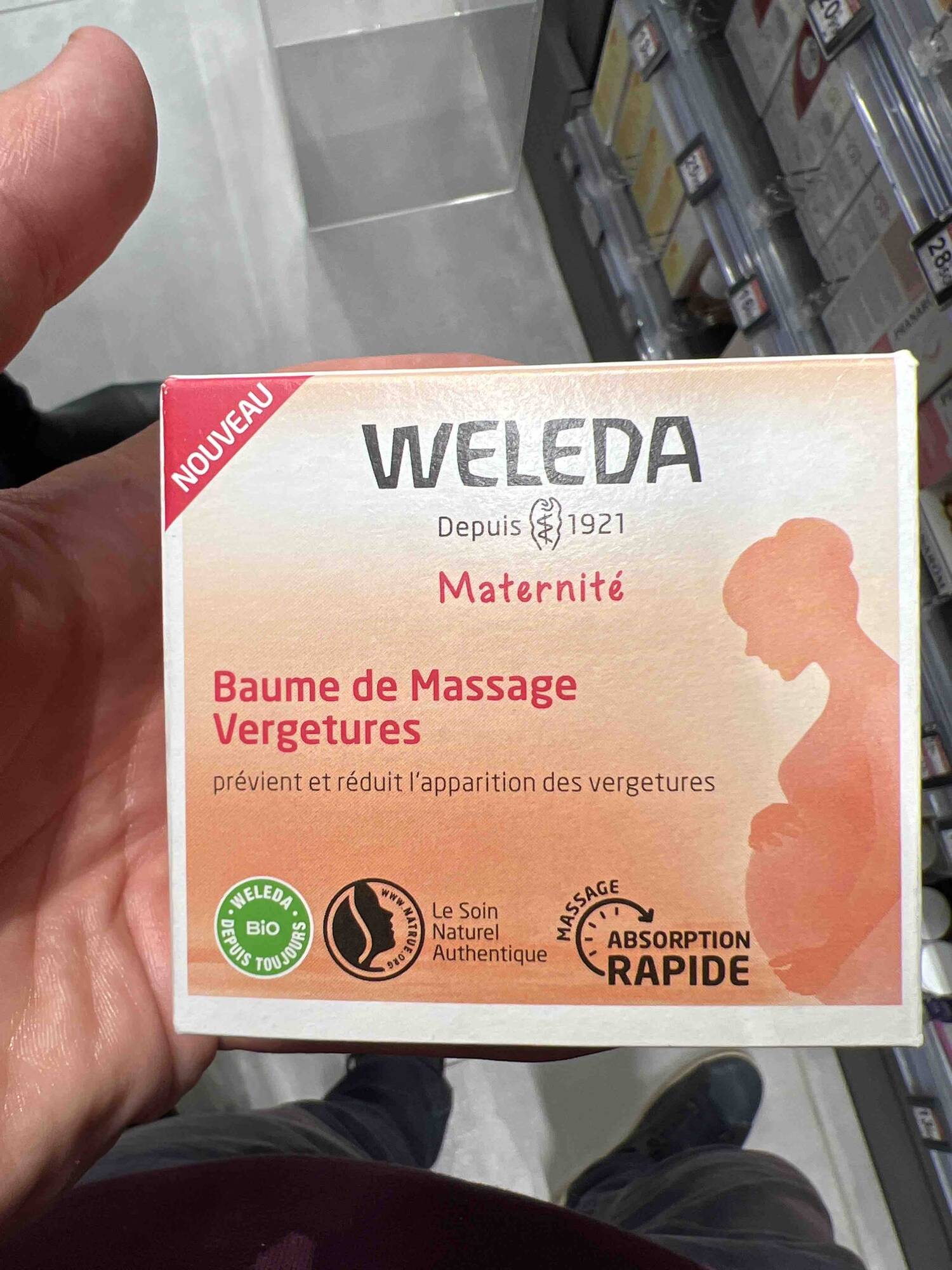 Composition WELEDA Maternité - Baume de massage vergetures - UFC-Que Choisir