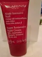 CLARINS - Multi-intensive nuit - Crème lift-redensifiante anti-rides