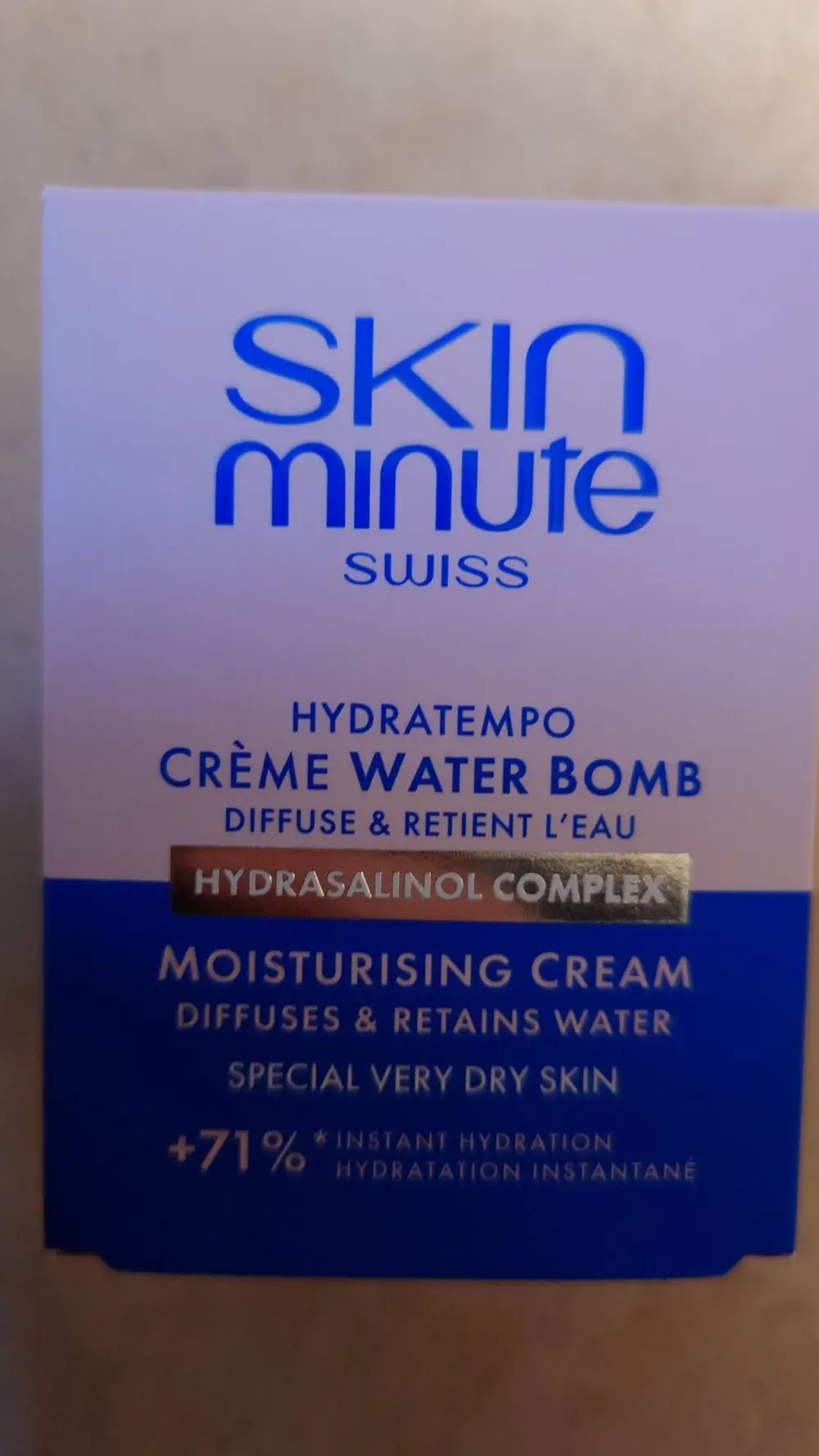 SKIN MINUTE - Hydratempo - Crème water bomb hydrasalinol complex