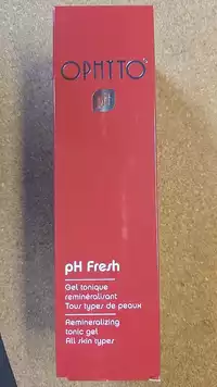 OPHYTO - Ph fresh - Gel tonique reminéralisant