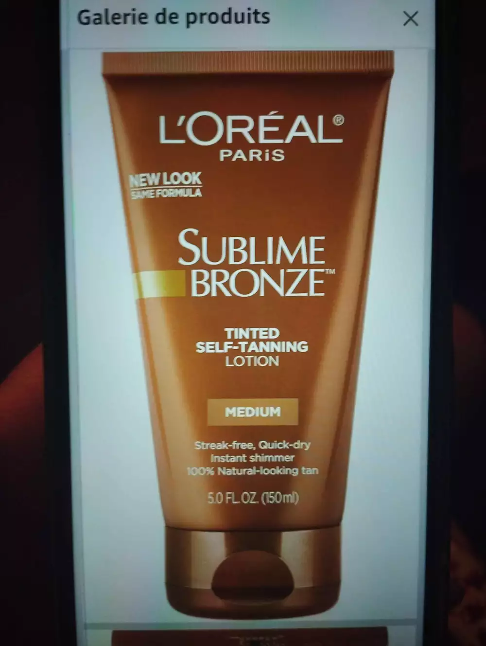 L'ORÉAL PARIS - Sublime bronze - Tinted self-tanning lotion medium