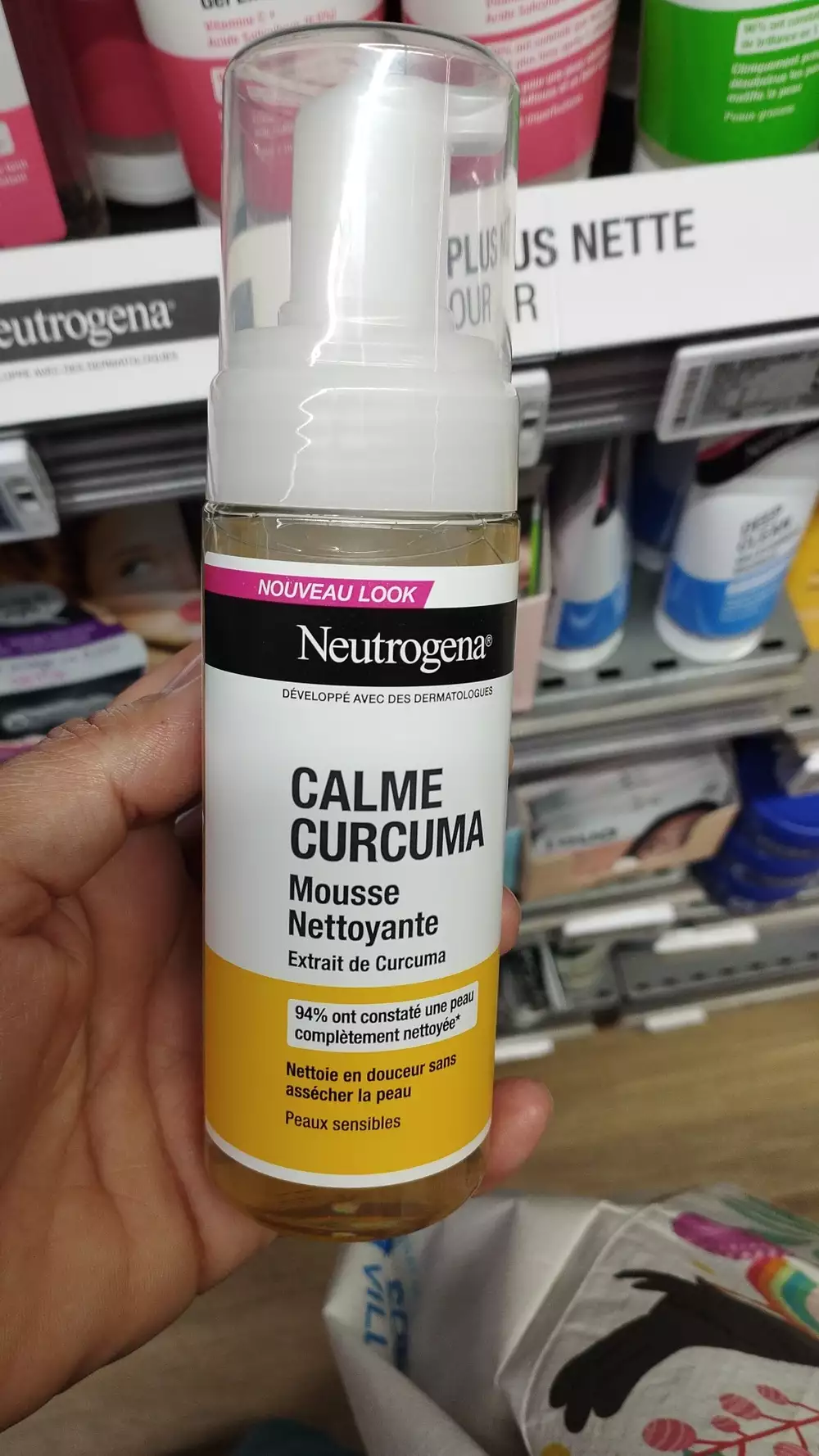 NEUTROGENA - Calme curcuma - Mousse nettoyante