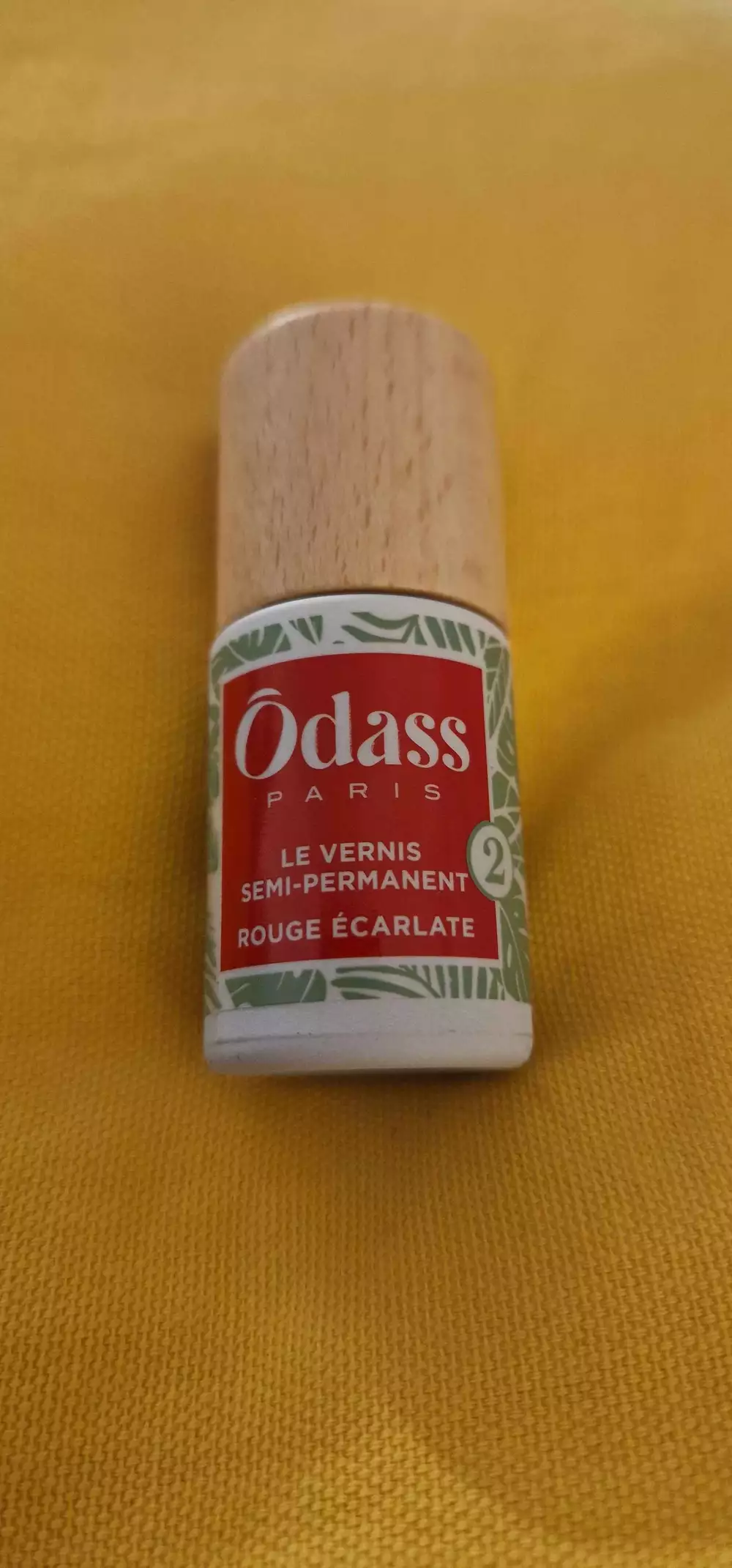 ÔDASS - Le vernis semi-permanent rouge écarlate 