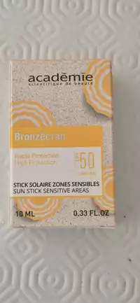 ACADÉMIE SCIENTIFIQUE DE BEAUTÉ - Bronzécran - Stick solaire zones sensibles SPF 50