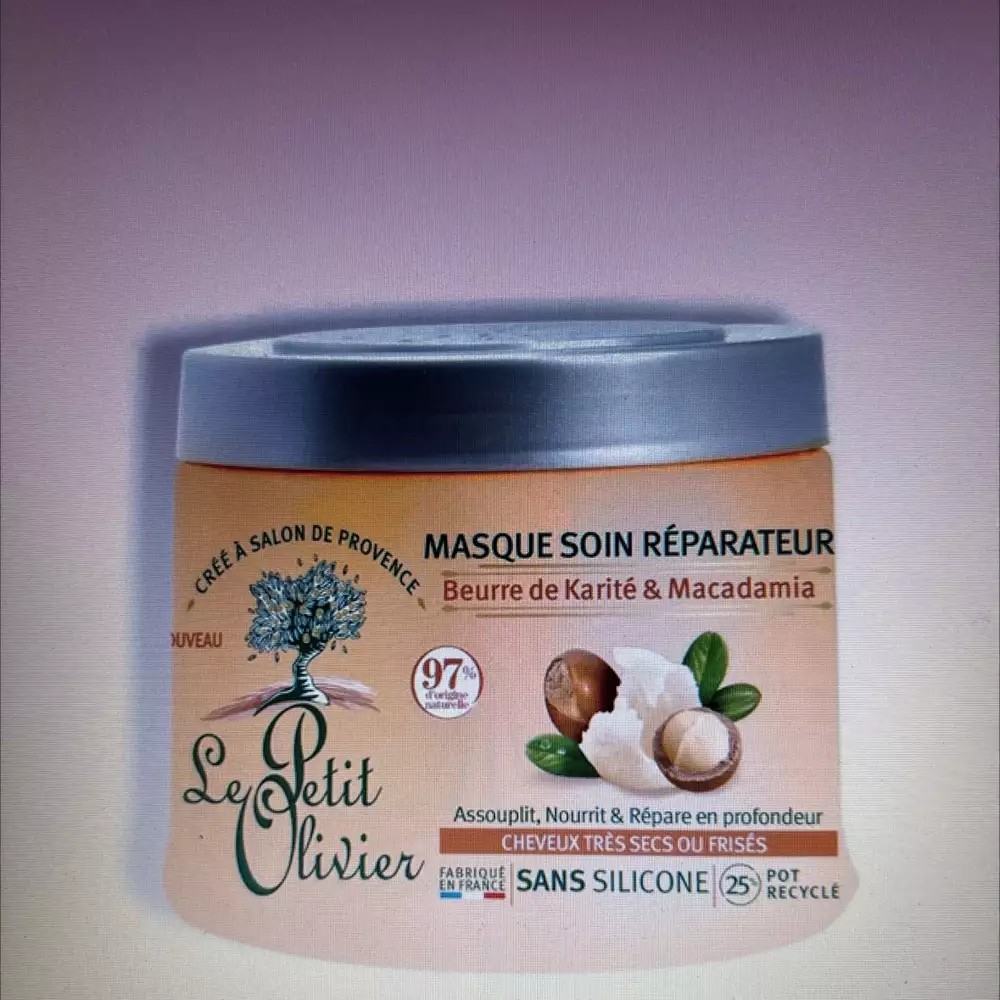 LE PETIT OLIVIER - Beurre de karité & macadamia - Masque soin réparateur
