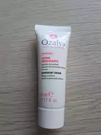 OZALYS - Soin onctueux - Crème déodorante
