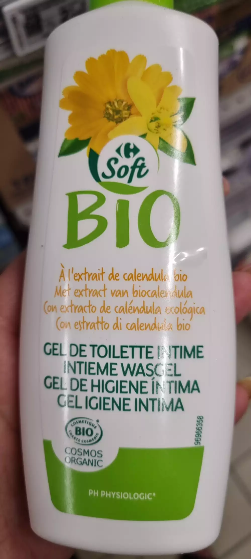 CARREFOUR - Gel de toilette intime bio