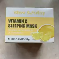 SLOW SUNDAY - Masque de sommeil à la vitamine C