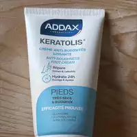 ADDAX - Keratolis - Crème anti-rugosités lissante