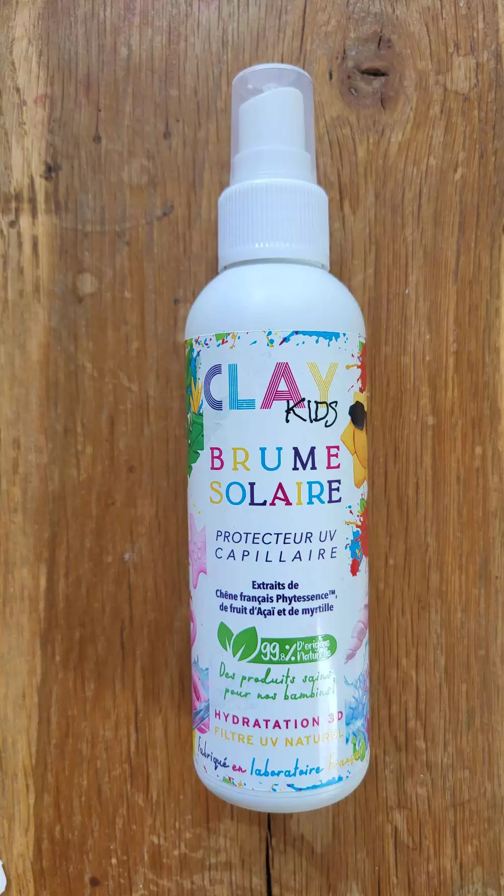 CLAY KIDS - Protecteur UV capillaire - Brume solaire