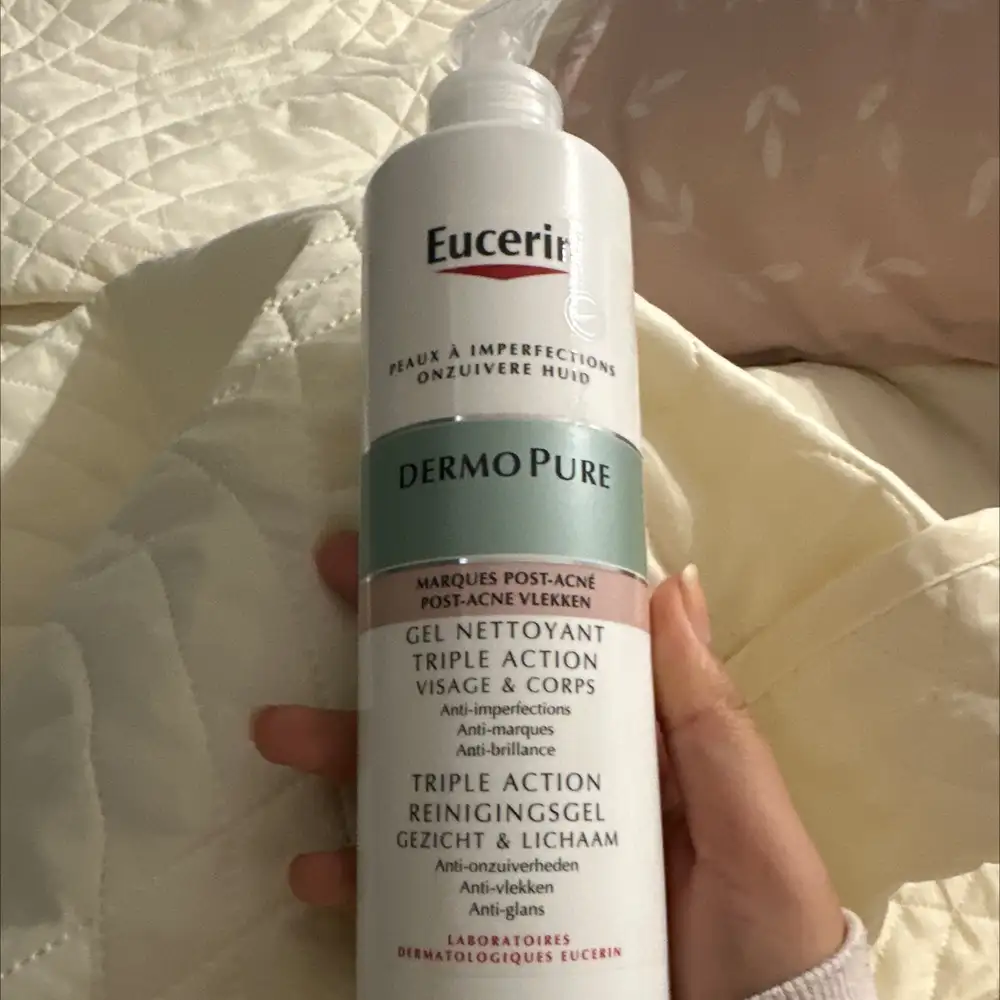 EUCERIN - Dermo Pure - Gel nettoyant triple action visage & corps