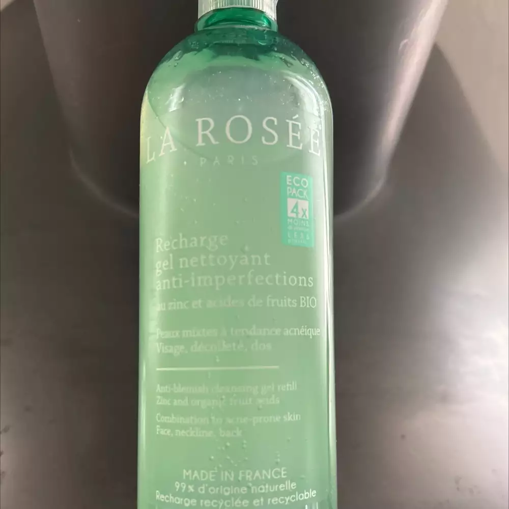 LA ROSÉE - Recharge gel nettoyant anti-imperfections