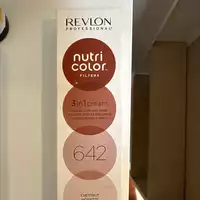 REVLON PROFESSIONAL - Nutri color - 3 in 1 cream 642 chestnut noisette
