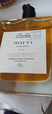 LA SAVONNERIE DU NOUVEAU MONDE - Myst n°1 - Huile seche visage corps cheveux