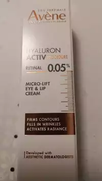 EAU THERMALE AVÈNE - Hyaluron activ procedure - Micro-lift eye & lip cream
