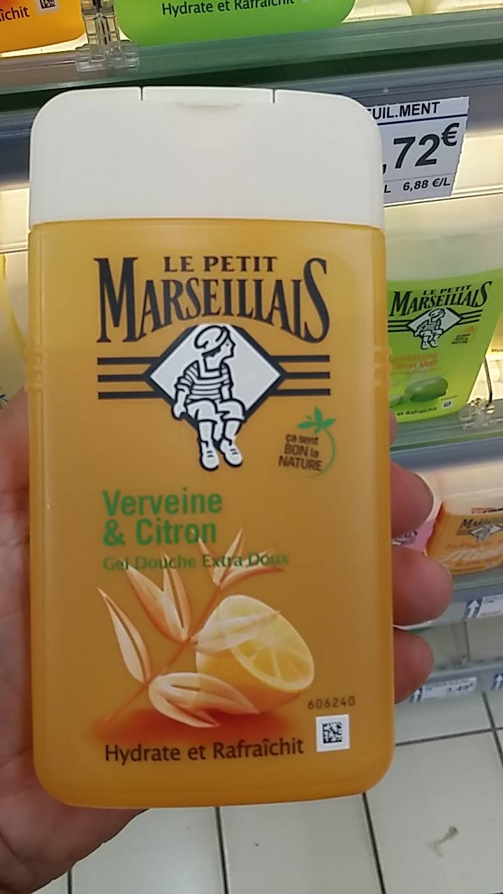 LE PETIT MARSEILLAIS - Gel douche extra doux verveine et citron