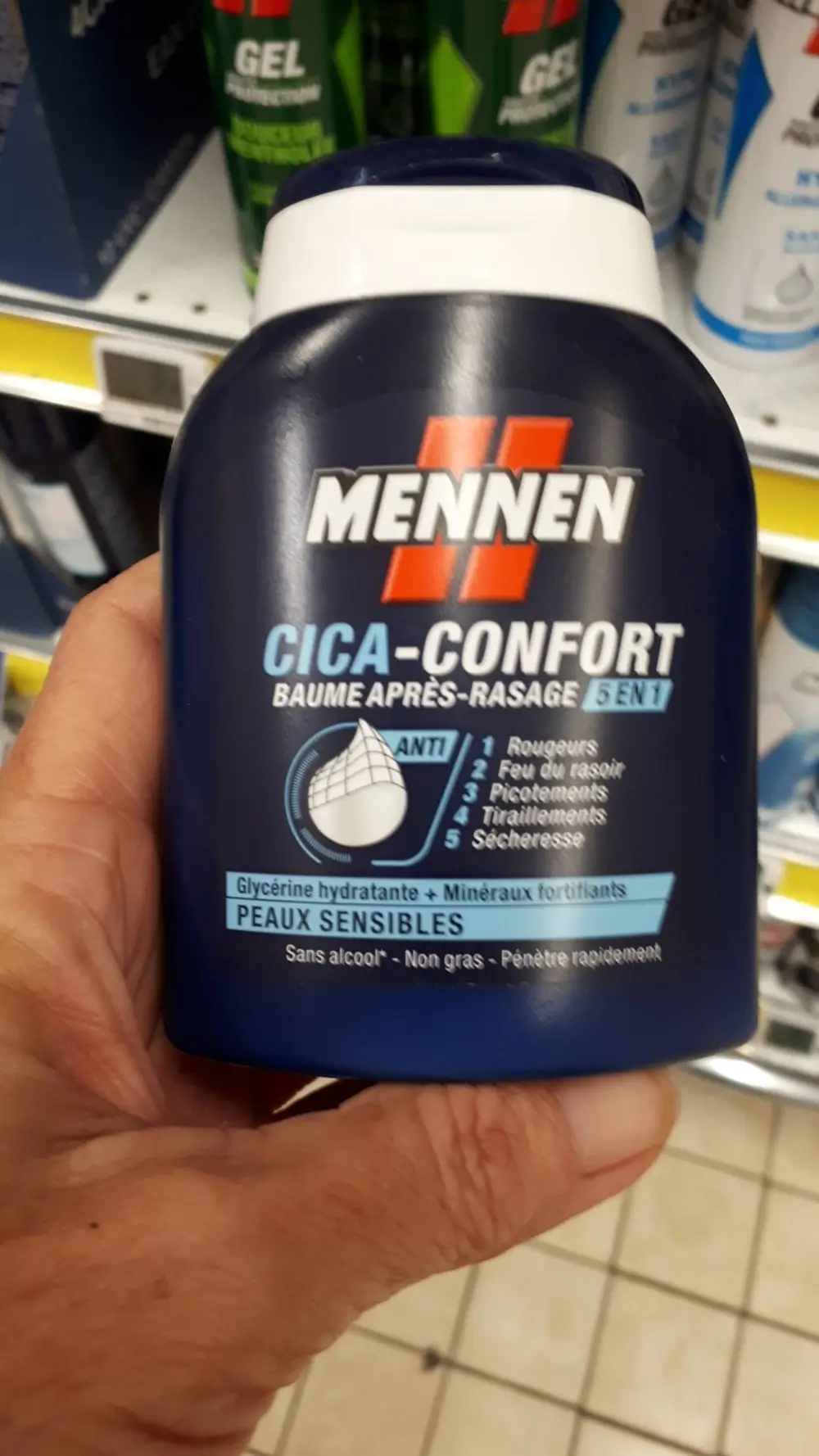 MENNEN - Cica-confort - Baume après-rasage 5 en 1