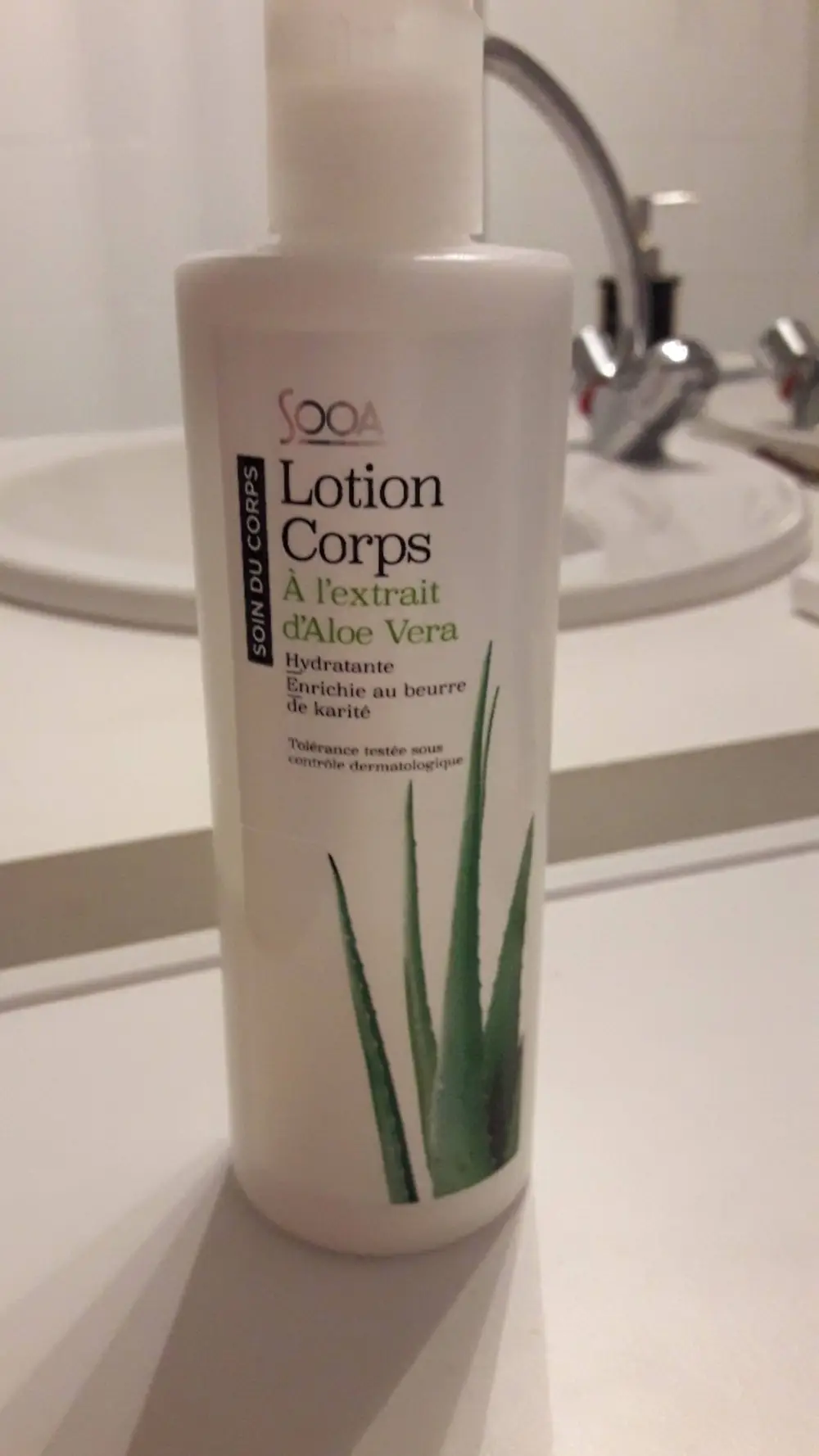 SOOA - Lotion corps à l'extrait d'aloe vera