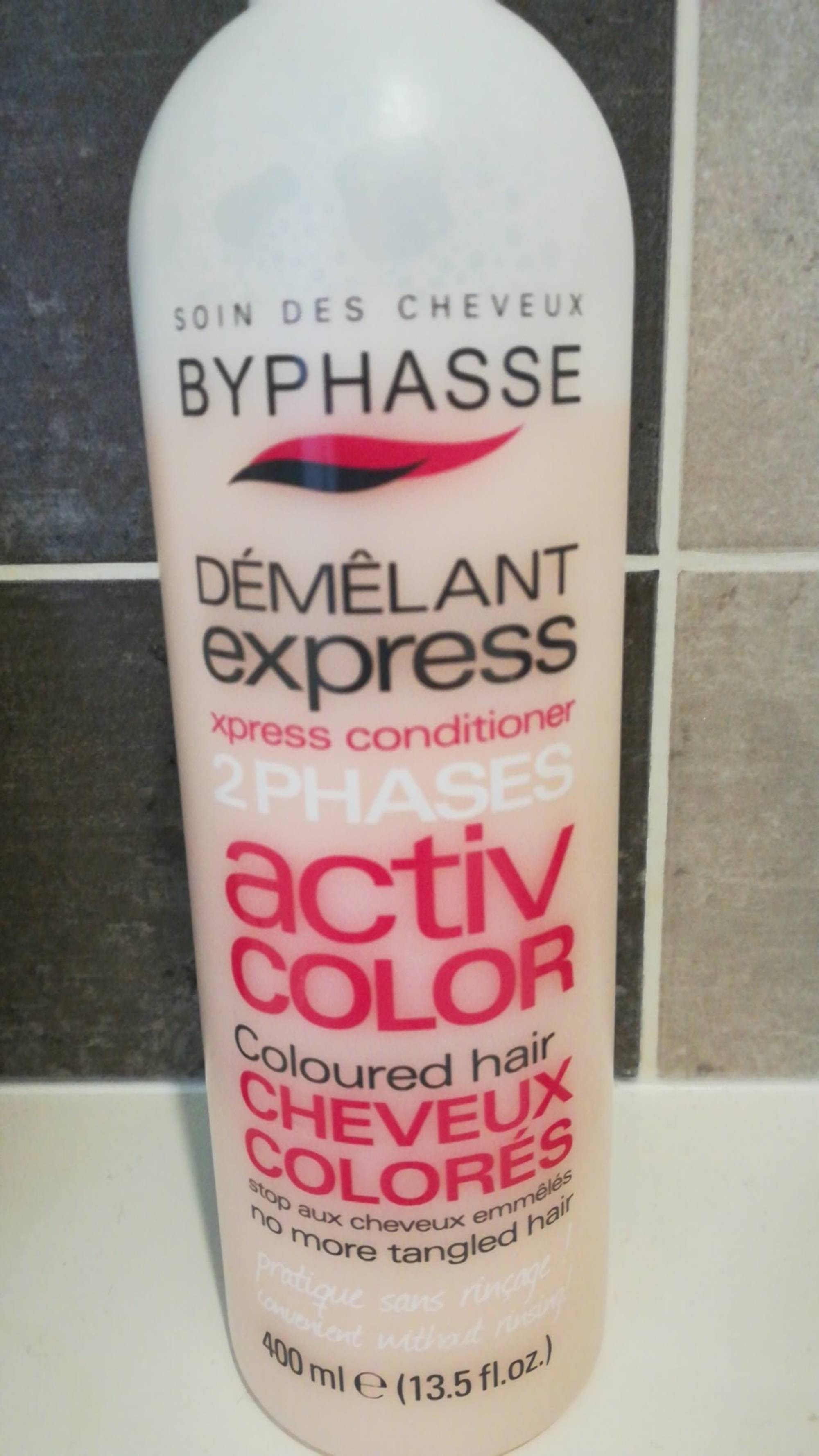 BYPHASSE - Démêlant express activ color cheveux colorés