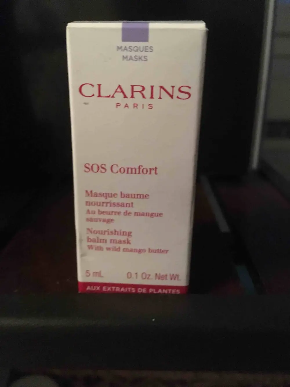 CLARINS PARIS - Sos comfort -  Masque baume nourrissant