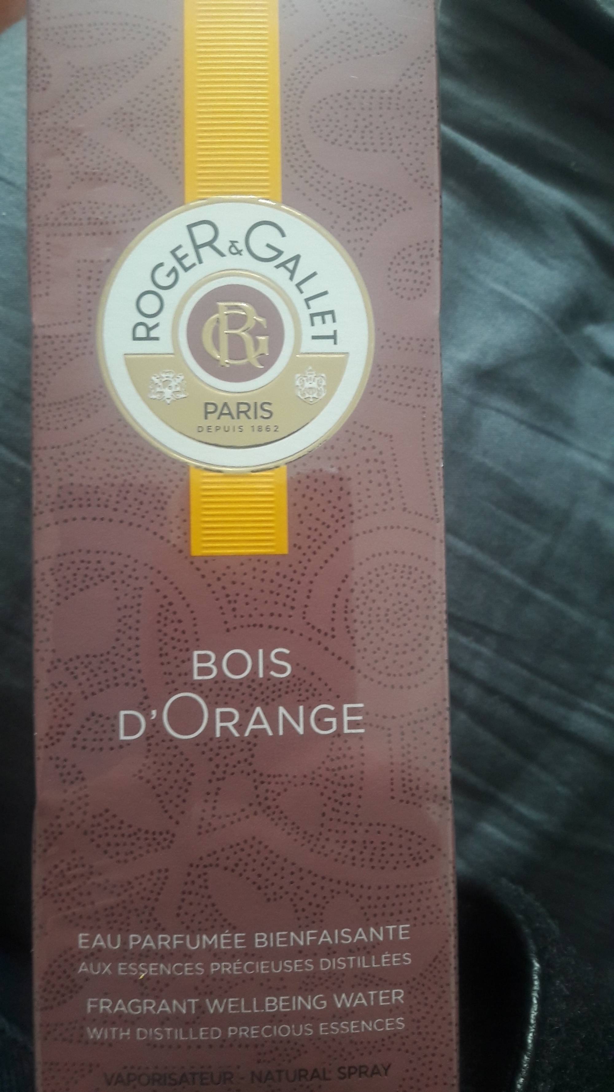ROGER & GALLET - Bois d'Orange - Eau fraîche parfumée