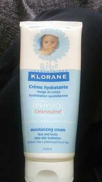 KLORANE - Physio calenduline - Crème hydratante bébé 