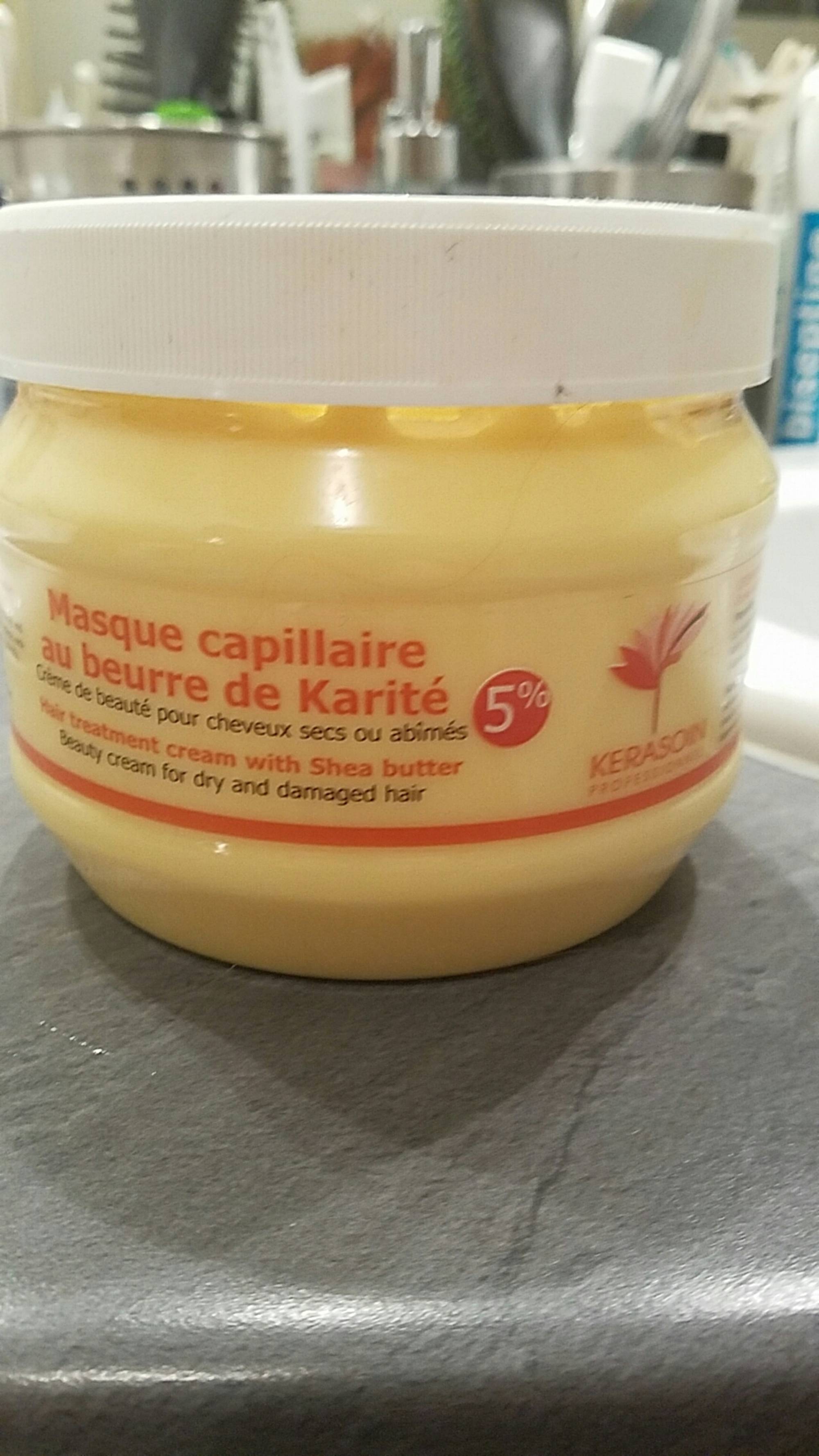 KERASOIN - Masque capillaire au beurre de Karité