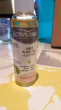 ACTIVILONG - Huile pure de ricin pour cheveux et corps