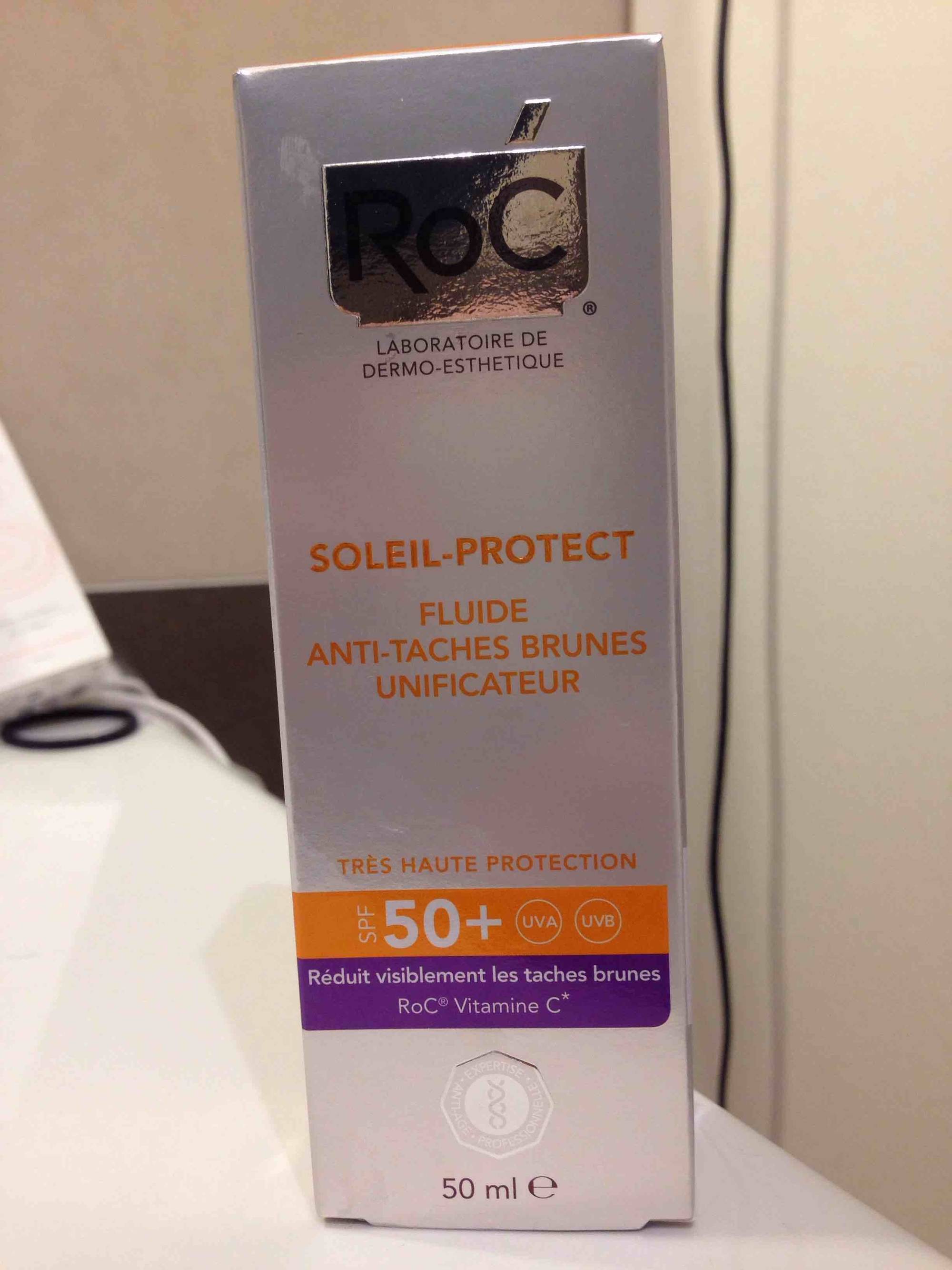 ROC - Soleil-protect - Fluide anti-taches brunes unificateur SPF50+