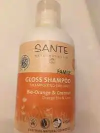 SANTE NATURKOSMETIK - Family - Shampooing brillance à l'Orange bio & Coco