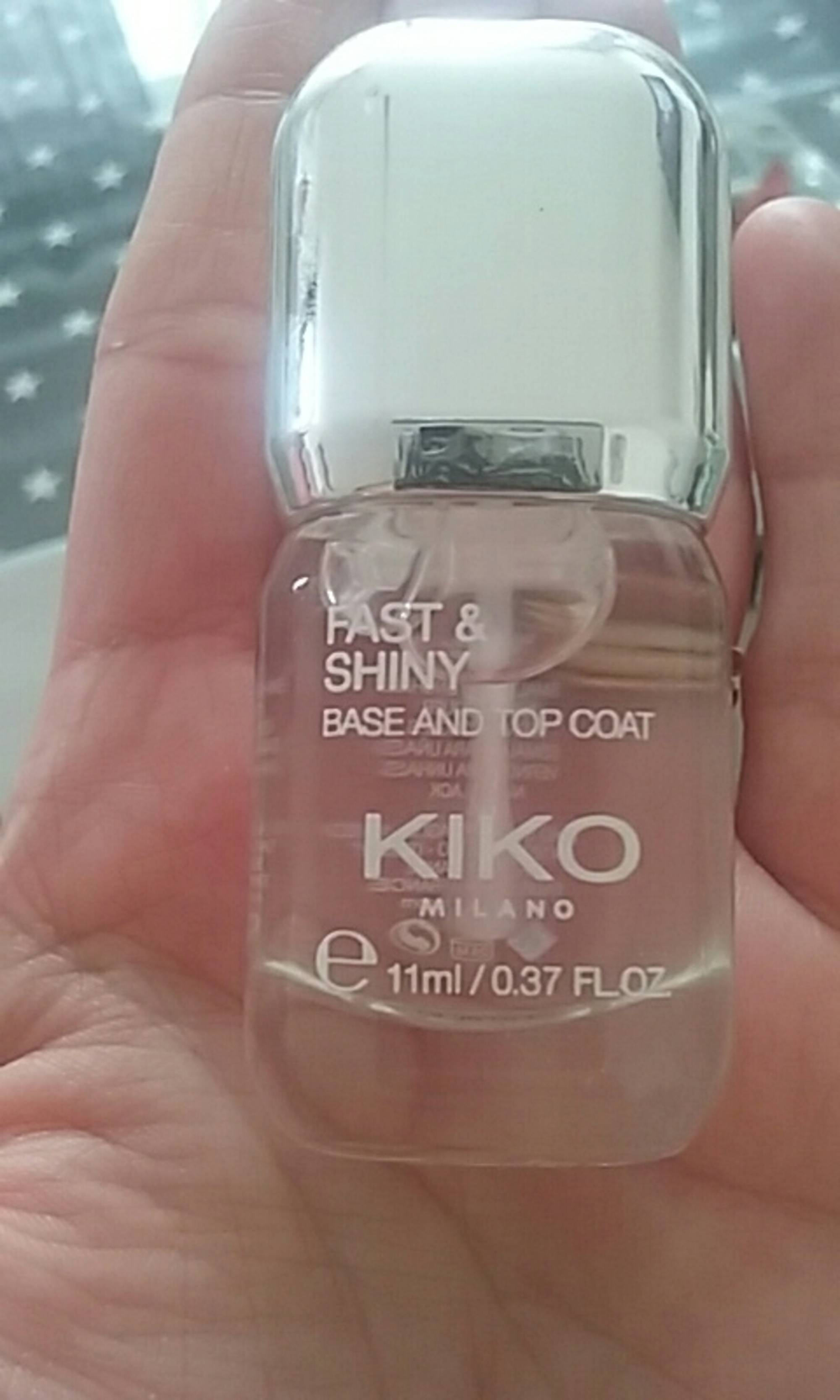 KIKO - Fast & shiny - Base and top coat