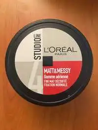 L'ORÉAL - Studio line matt & messy - Gomme aérienne fini décoiffé