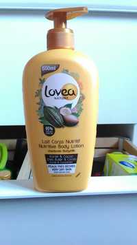 LOVEA - Nature - Lait corps nutritif karité & cacao