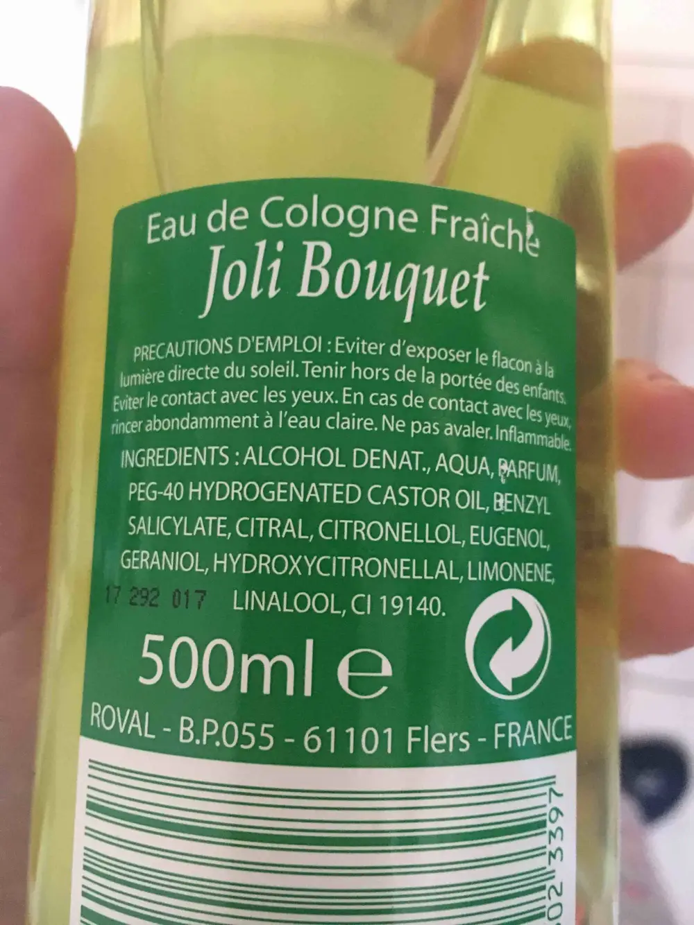 JOLI BOUQUET - Eau de cologne fraîche