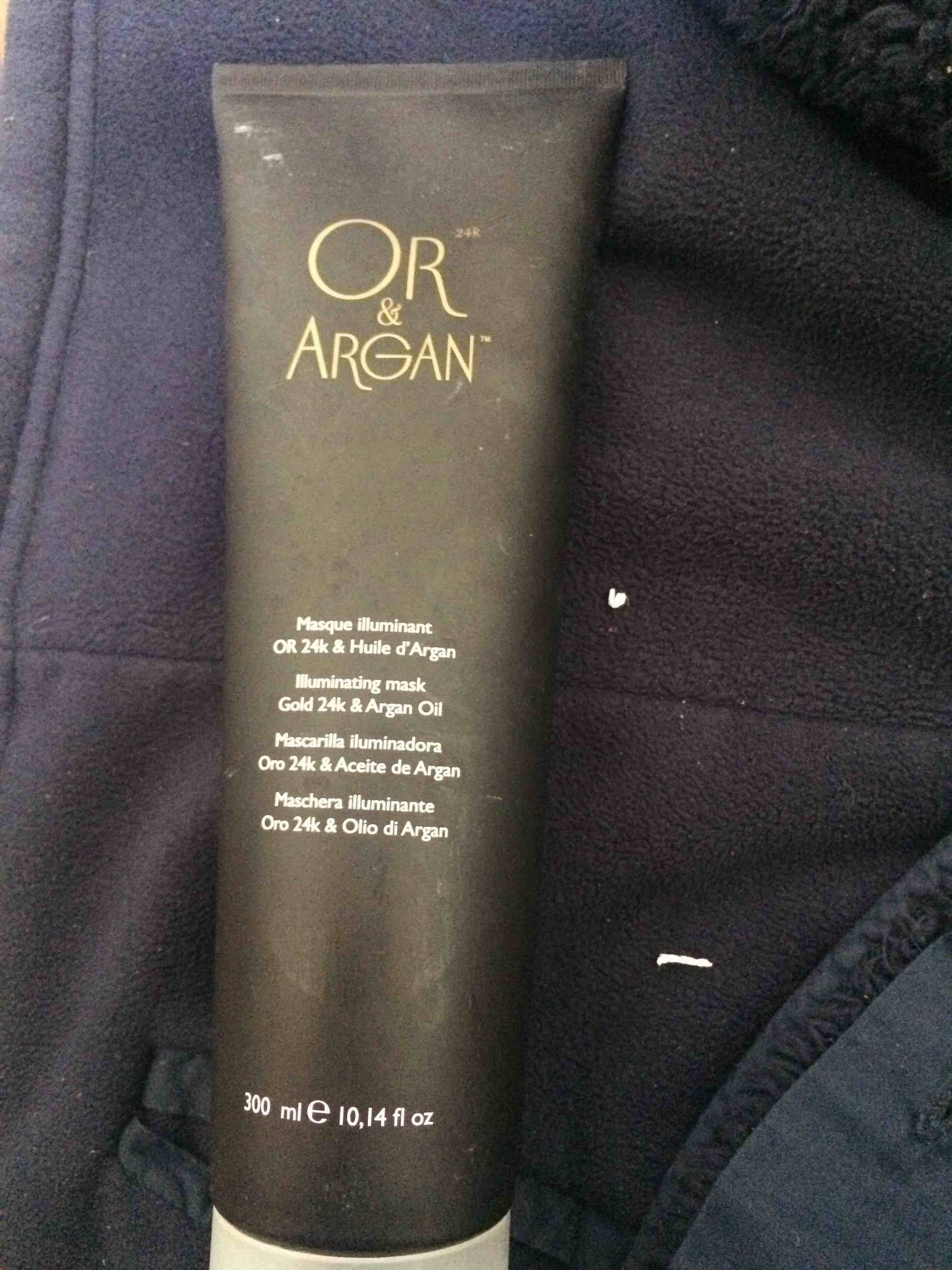 OR & ARGAN - Masque illuminant or 24k & huile d'Argan