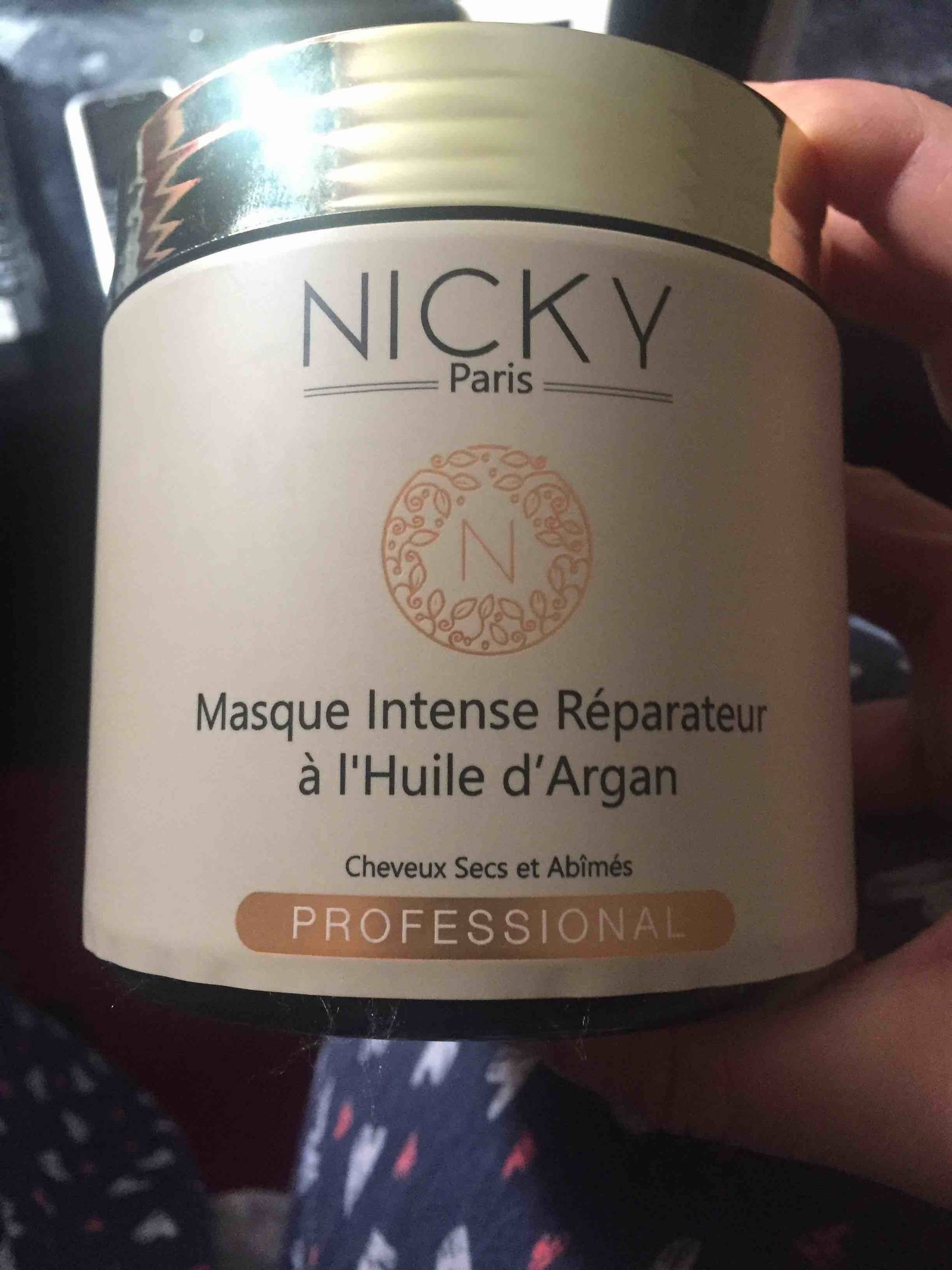 NICKY PARIS - Masque intense réparateur à l'huile d'Argan