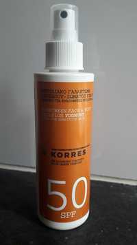 KORRES - Sunscreen face & body émulsion yoghurt SPF 50