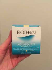 BIOTHERM - Aquasource nutrition - Baume riche