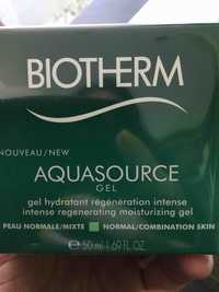 BIOTHERM - Aquasource - Gel hydratant régénération intense