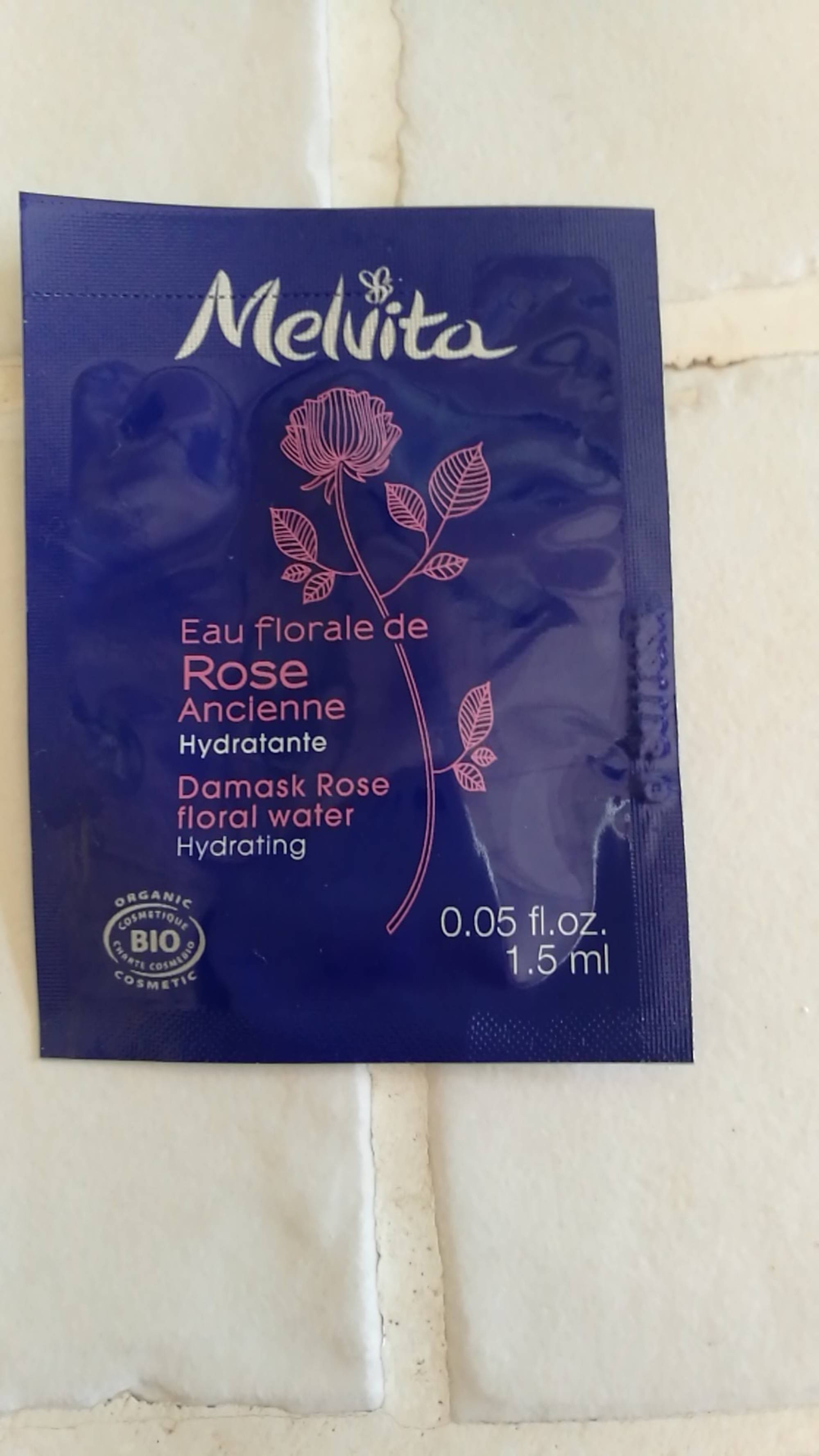 MELVITA - Eau florale de Rose Ancienne - Hydratante