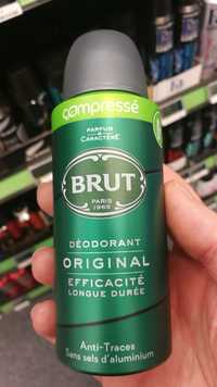 BRUT - Original - Déodorant compressé anti-traces