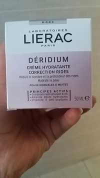 LIÉRAC - Déridium - Crème hydratante correction rifes